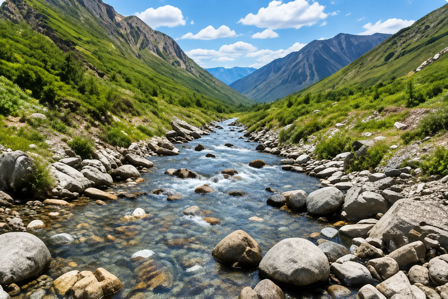 برداشت در محیط رسوبات آبراهه ای و دره ها